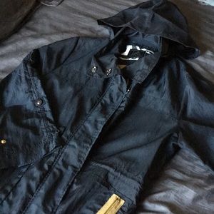 SOLD ELSEWHERE Charcoal gray rain jacket